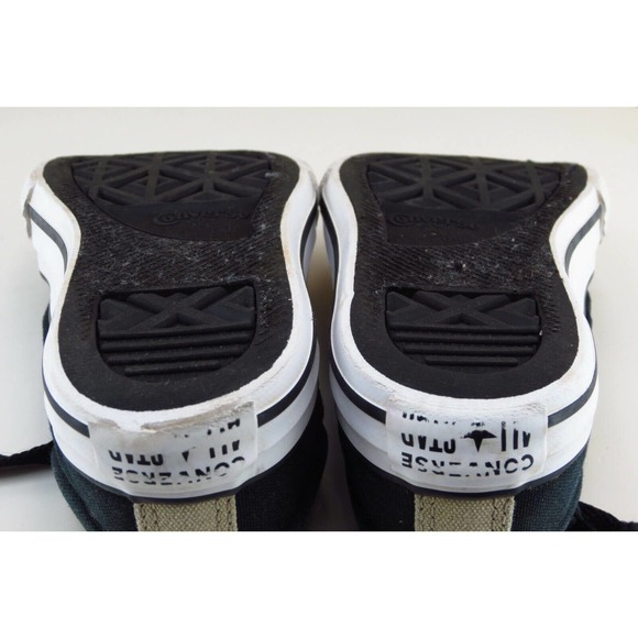 Converse All star Toddler Unisex 10.5 Medium Black Low Top Fabric - Picture 7 of 8